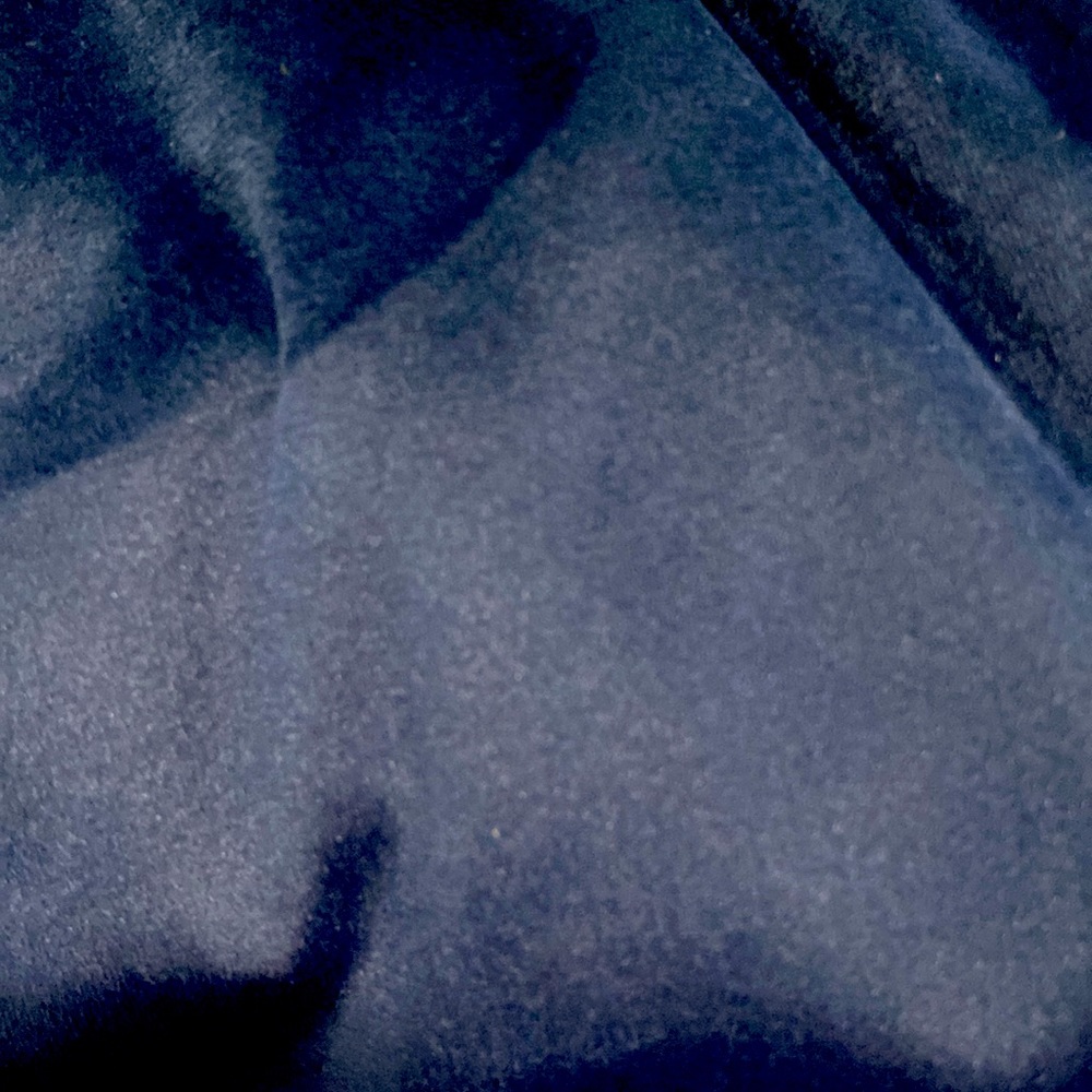 Brand new navy velvet tablecloth 60 x144”